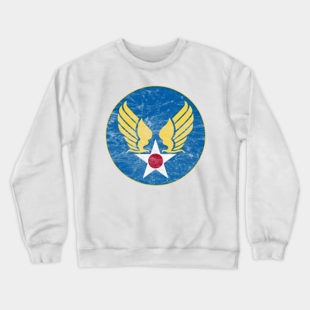 U.S. Army Air Corps Distressed Crewneck Sweatshirt by Doc Multiverse Designs